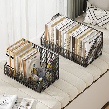 Book storage box children's bookshelf desk bookcase storage shelf table bedside bay window baby picture book reading shelf