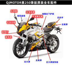 SAI 250 액세서리 강력한 버전 QJ SAI 250-29F 댐퍼 헤드 라이트 가드 대형 플레이트 유리 바닥 커버 모든 차량 액세서리