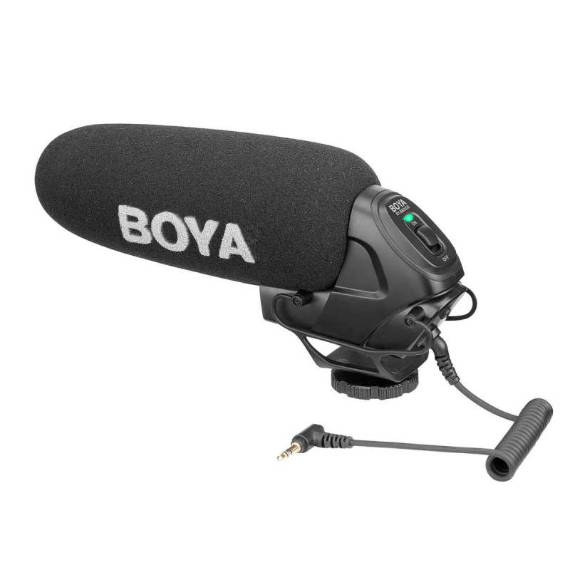 Boya By-Bm3030 Dslr/Mirrorless Camera Interview Microphone Recording Equipment External Microphone for Sound Capture