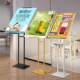 Kt Board Stand Promotional Display Stand Exhibition Stand Vertical Floor-Standing Poster Stand Advertising Board Display Board Water Sign Recruitment Sign