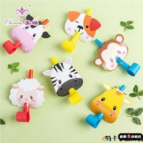 Childrens Blow Roll Dragon Whistle Kindergarten Cartoon Safety Retractable Cute Whistle Creative Birthday Toy