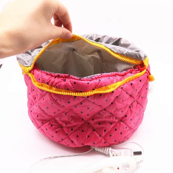 理发店美发用品电热帽子焗油 家用护发加热帽染发烫发焗油帽工具