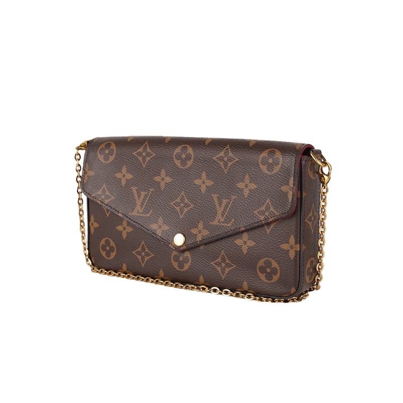 9.9 New Louisvuitton/Louis Vuitton 3-in-1 Wallet Flip-Top Crossbody Shoulder Bag