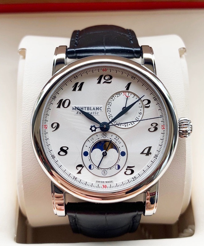 [9.8 New] Montblanc Star Series Moon Phase Automatic Mechanical Watch Men's Genuine Watch U0110642
