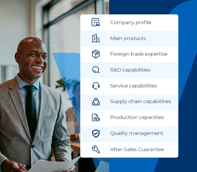 Supplier profile assessment report interface