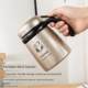Large Capacity Thermos Cup with Handle, Tea Cup for Men and Women for Office Use, Large Belly-Shaped Cup, Stainless Steel Cup for Business Use