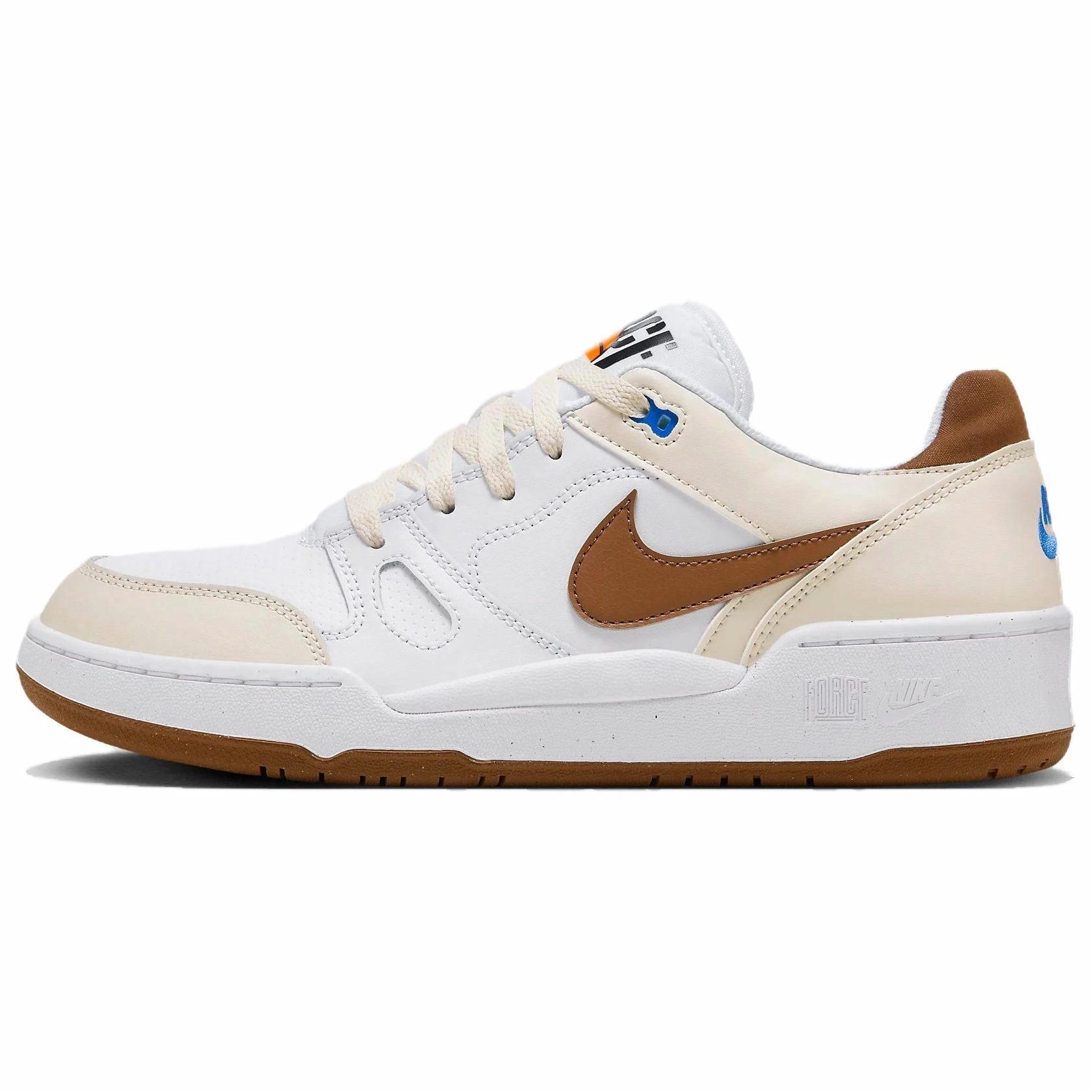 Nike Full Force Low 低帮 板鞋 男款 棕白褐