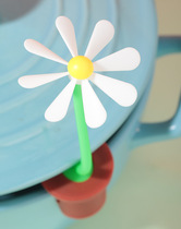 Rotating small flower anti-spinning pot cover elevates cushion cute daisies shaped milk pot boiled porridge cooking cooking artifacts