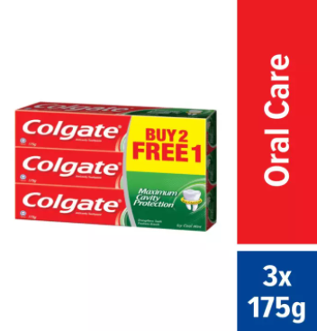 Colgate Icy Cool Mint Valuepack 175g x 3