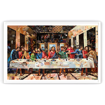 (New product special offer) Chinese performance artist Huang Fengrong (The Last Supper) limited edition print
