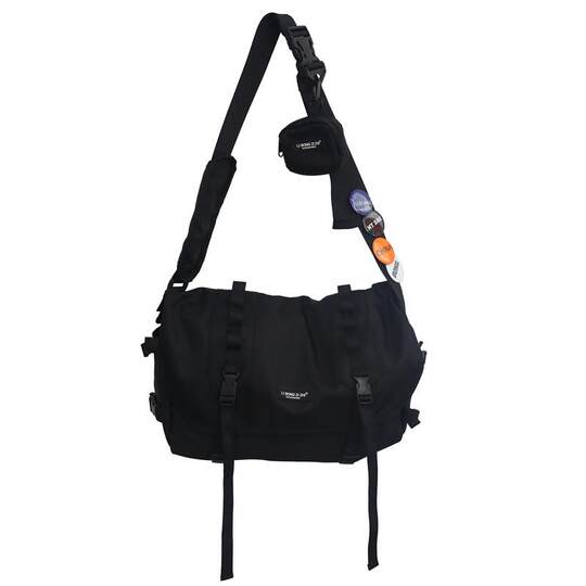 Liu Yaowen and Song Yaxuan same style backpack crossbody bag men's large capacity trendy bag cycling workman function one-shoulder postman bag