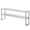 Stainless steel countertop stand operation table shelf milk tea shop storage shelf work table shelf multi-layer kitchen storage