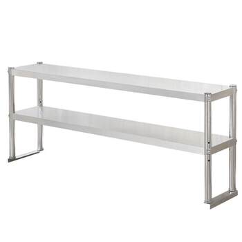 Stainless steel countertop stand operation table shelf milk tea shop storage shelf work table shelf multi-layer kitchen storage