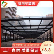 Changsha light steel canopy glass canopy stainless steel canopy entrance canopy garage entrance canopy factory