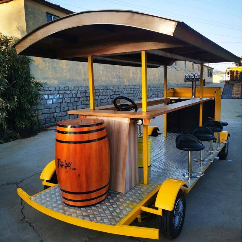 Beer Bike for Multiple People, Mobile Bar Bike, Beer Bike for Scenic Spots, Fitness and Sightseeing Cycling Party Bike
