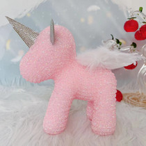 Christmas Valentines Day Birthday Gift Diamond Unicorn dly Crystal Chain Resin Mini Unicorn