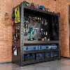 Heavy-duty shelves warehouse storage rack multi-layer storage rack with hole plate side hardware tool rack placement storage rack