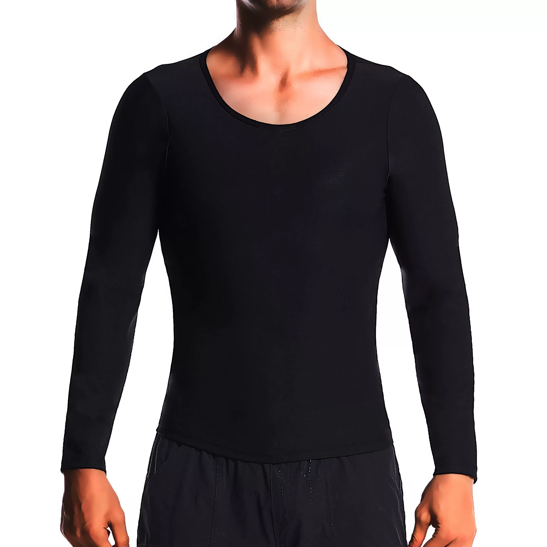 [Оверсайз мужской свитшот-шейпвэр с поясом, длинный]