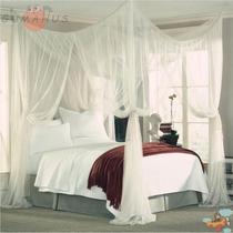 Pure mosquito net without bracket European and American style installation-free ceiling simple home plus four-door special encryption palace floor