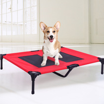 Cross-border removable and washable dog camp bed breathable pet bed kennel cat and dog pet bed spring and summer foldable dog bed
