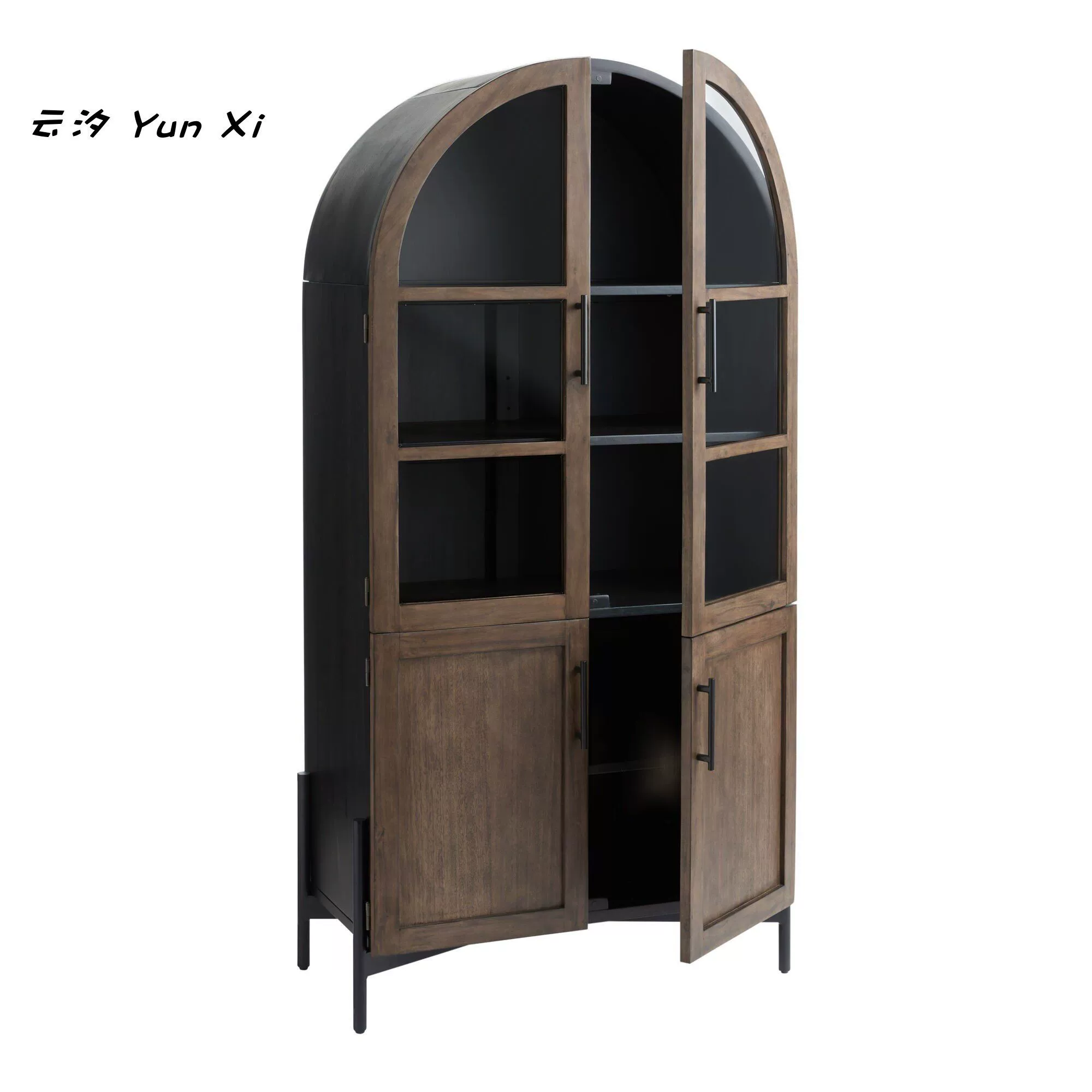 Книжный шкаф ретро из натурального дерева, система хранения, индивидуальный заказ, американский стиль, французский стиль