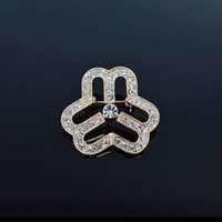 Liên đoàn phụ nữ logo trâm cài rhinestone trâm nữ Liên kết huy hiệu phụ nữ tùy chỉnh khăn ba vòng khóa trang sức - Trâm cài cài áo vest nam