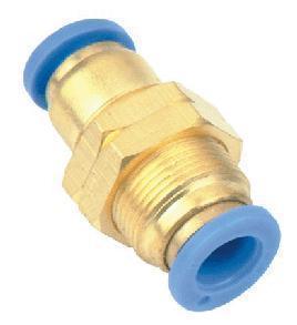 Pneumatic connector PM partition straight through PM4 into 4MM air pipe