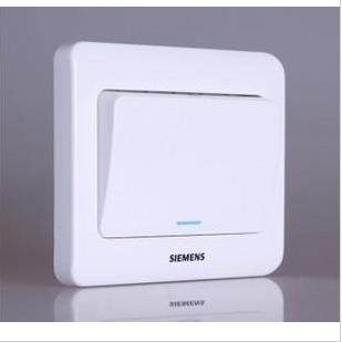 Siemens switch socket panel vision elegant white one-open single control with fluorescent 5TA0 113-1CC1