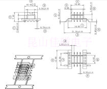 LCP material patch skeleton efd15 seagull foot four grooves 2 2 2 needle pitch 10 row spacing 21 35 (
