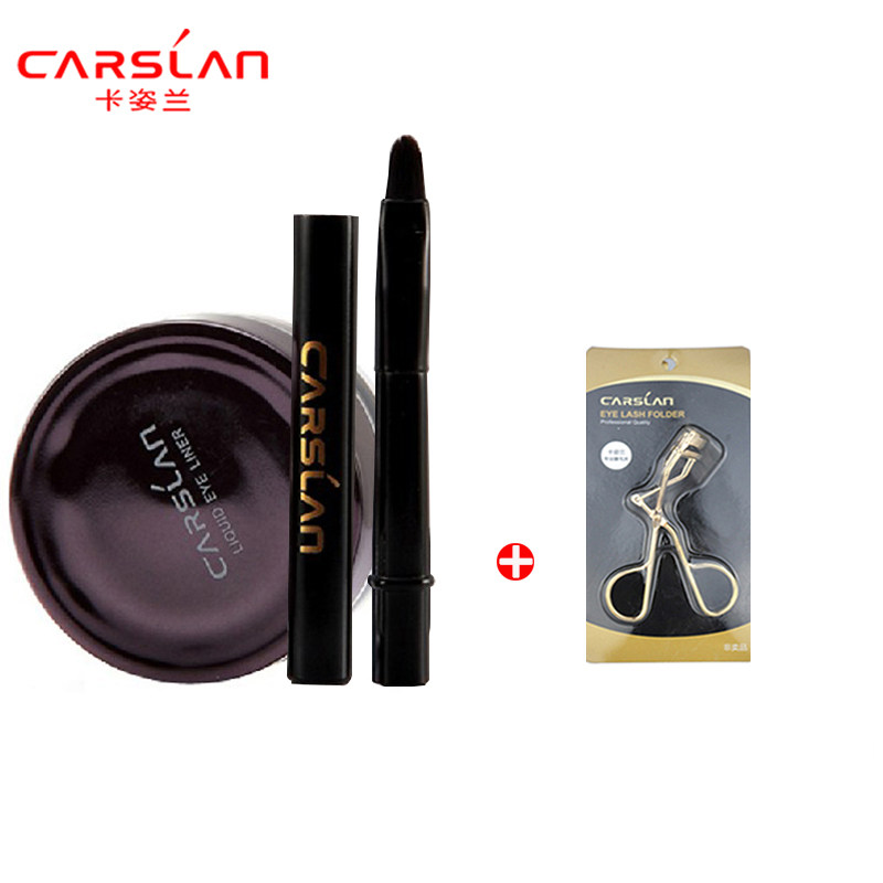CARSLAN/卡姿兰眼线膏魅惑浓郁眼线膏持久防水不晕染彩妆送睫毛夹