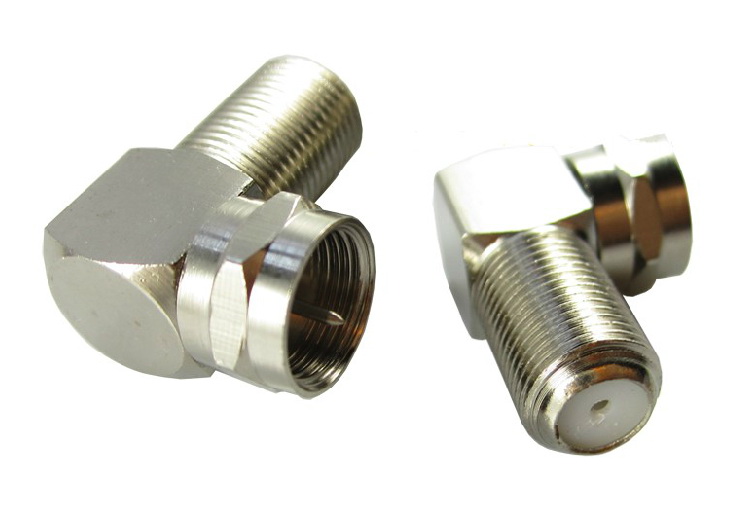 Cable TV adapter Imperial F head straight head turning head set-top box conversion head 90 degree elbow