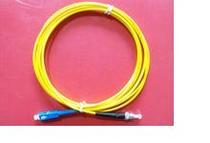 Telecom-grade SC-ST single-mode dual-core 3 m fiber optic jumper