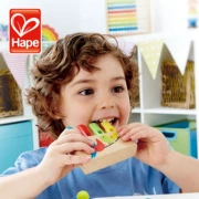 Hape Rainbow Flute Children Flute Whistle Toy Baby Music Chơi Puzzle Mẫu giáo thổi nhạc cụ