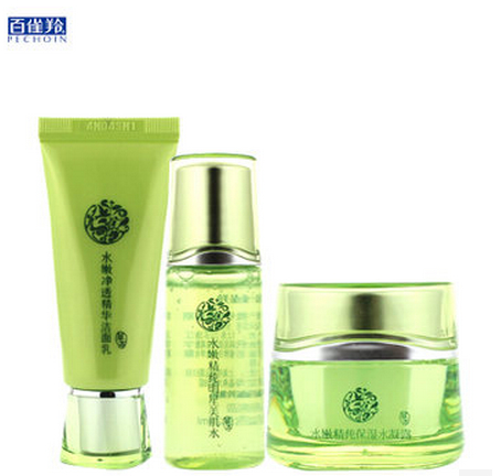百雀羚 水嫩精纯乐享体验套装  洁面20g+水凝露8美肌水25ml