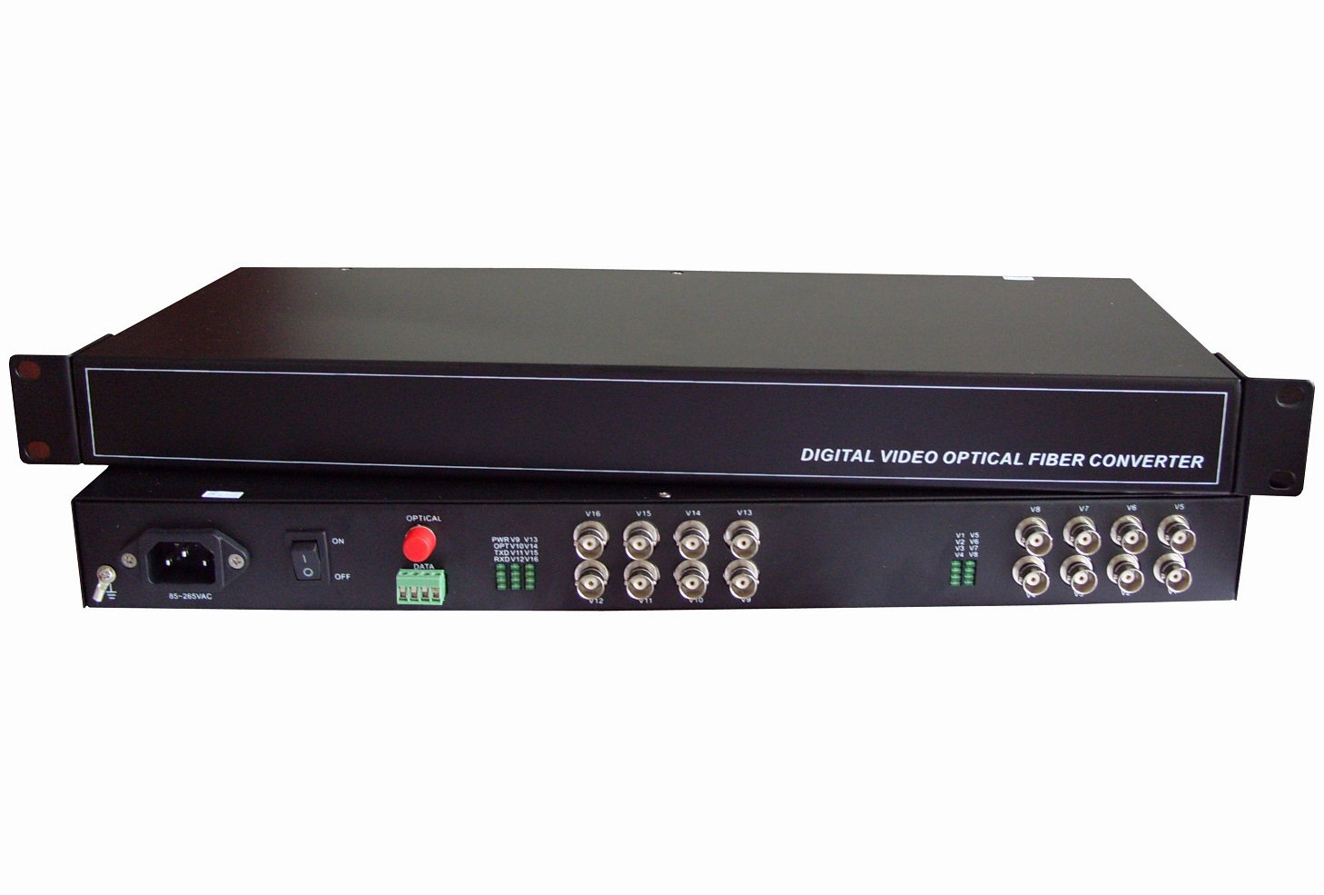 Three-level lightning protection 16v optical transceiver 16-way digital film optical transceiver 20KM three-year warranty (pair)