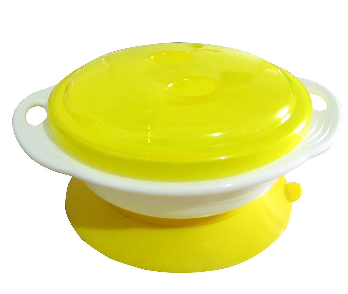 Goodbaby/好孩子双耳吸壁碗J80031 宝宝儿童餐具PP吸盘碗带盖