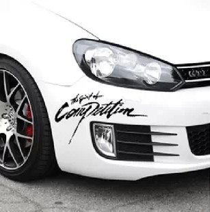 车身贴汽车贴纸 拉力赛精神 个性反光车贴 划痕整车灯眉整车贴花