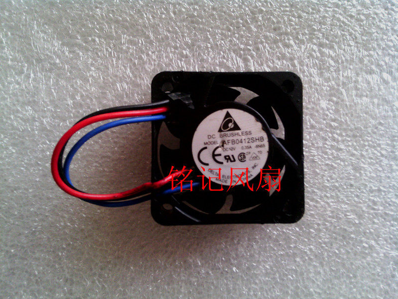 Original Delta 4015 4CM 12V 0 35A Double ball cooling fan AFB0412SHB