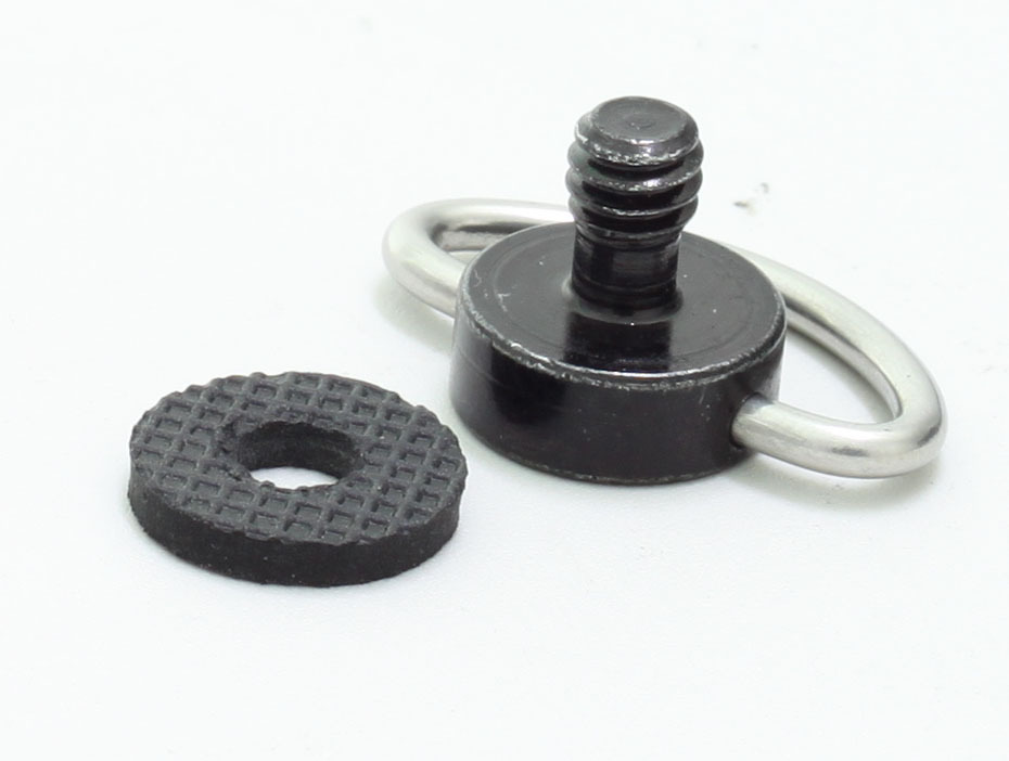 Special camera screw quick loading plate screw shoulder strap screw 1 4 Ying made tooth D ring ring screw with plastic cushion