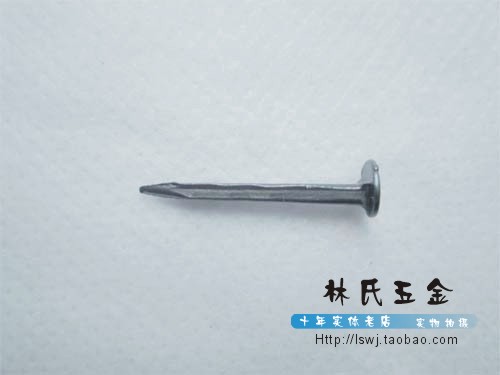 Silver Anchor 22 mm High - quality shoe nail 22mm tip square iron nail trigonometer black nail