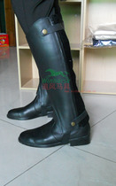 Horse gear equestrian supplies knight equipment professional horse riding genuine leather bright leather leggings wind chasing harness promotional price