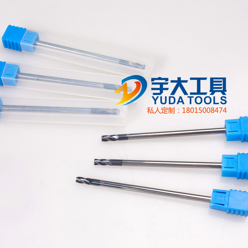 Wholesale Taiwan 50 ° Round Nose Stand Mill Tungsten Steel Coated Bull Nose Milling Cutter Tungsten Steel Fillet Knife D3-12mm 4F