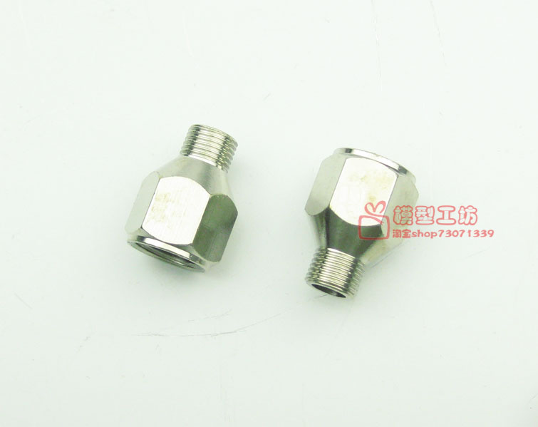 Model spray pen air pump transfer connector gas-throated connector windpipe adapter switching screw