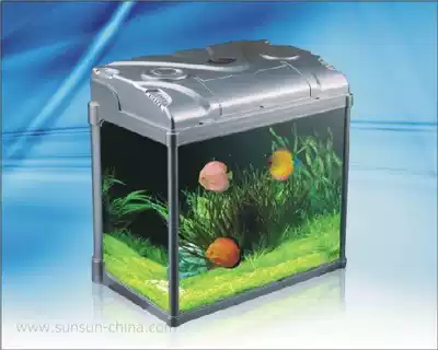 Sensen HF-420 Small fish tank double curved fish tank Aquarium Original filter water pump lamp 42cm