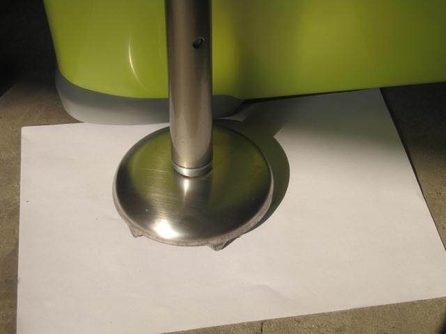 Fishing table legs increase stainless steel base bottom claw claw diameter O120 fishing table accessories 