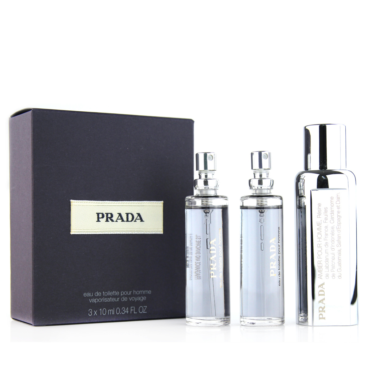 Prada/普拉达 Pour Homme经典同名男士淡香水3*10ml旅行装