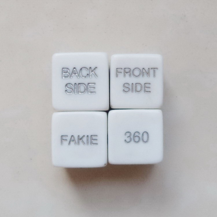 Powell Skateboard Dice Entertainment Tools Acrylic Color Sub set of 4 stocks