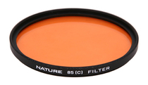 Nature full color filter Reden Mirror 85C film color temperature conversion filter 58mm lens filter