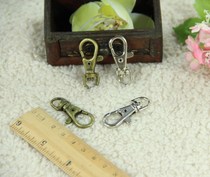 With horse unwoven silver antique bronze dog buckle bag button hook bag hook 37MM lobster button 2