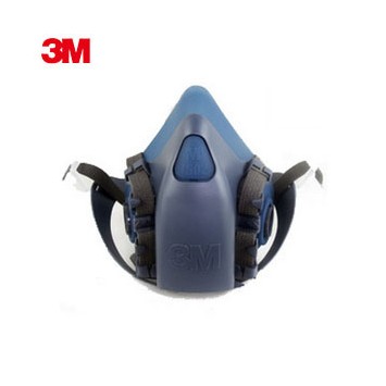 3M 7501 舒适型 硅胶半面型防护面罩 小号 高级硅胶材质